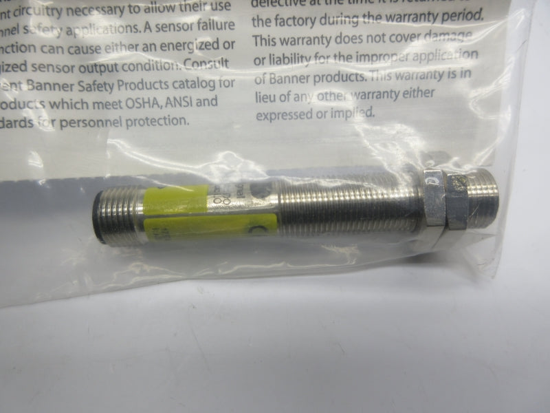 BANNER ENGINEERING M12PFF75Q8 78229 10-30VDC NSMP