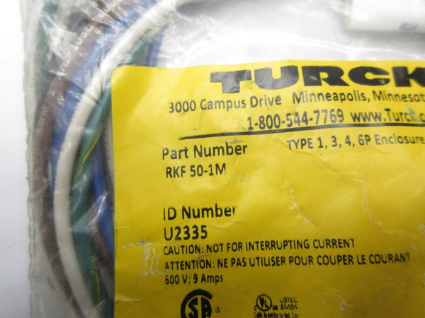 TURCK RKF50-1M U2335 600V 9A NSMP