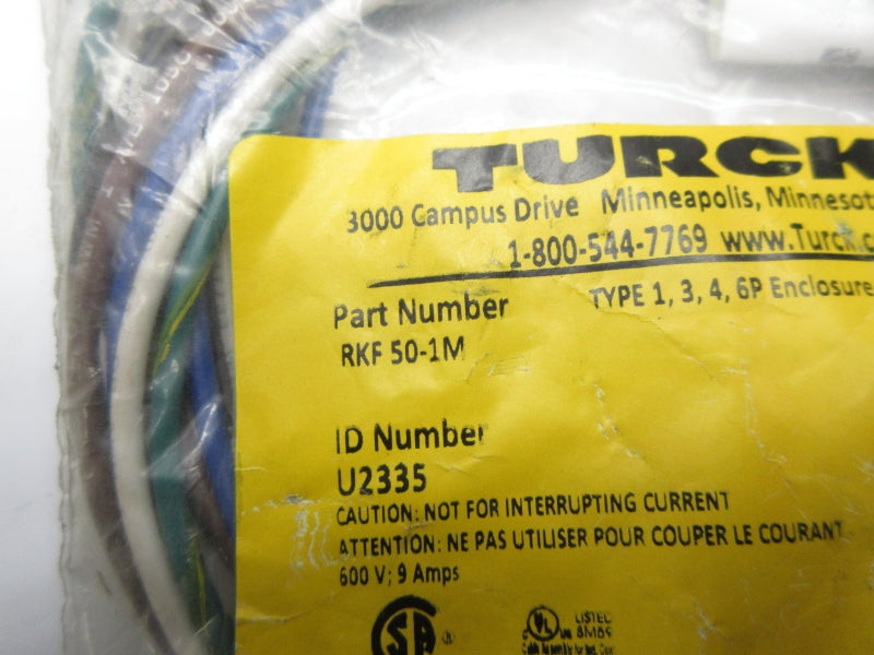 TURCK RKF50-1M U2335 600V 9A NSMP