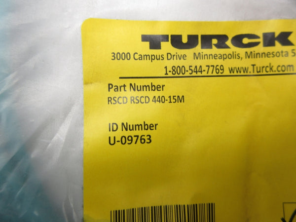 TURCK RSCDRSCD440-15M U-09763 NSMP