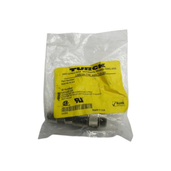 TURCK RSM40-FK4.4 U0102-23 250V 4A NSMP