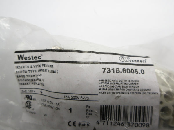 WESTEC 7316.6005.0 500V 16A NSMP