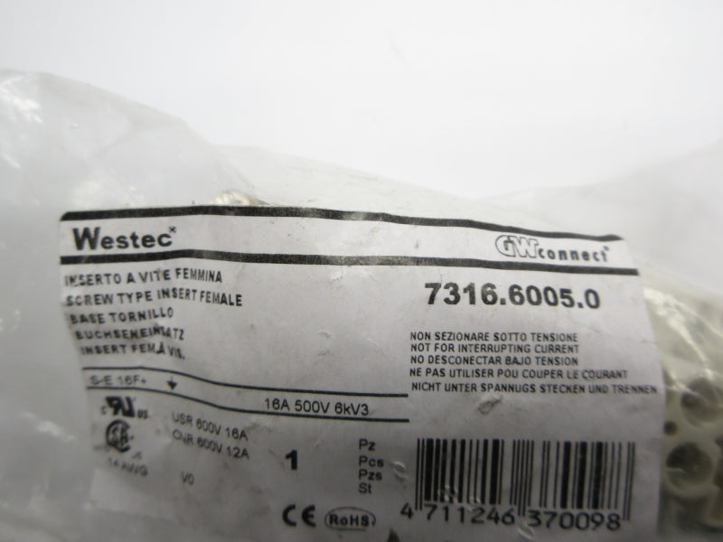 WESTEC 7316.6005.0 500V 16A NSMP