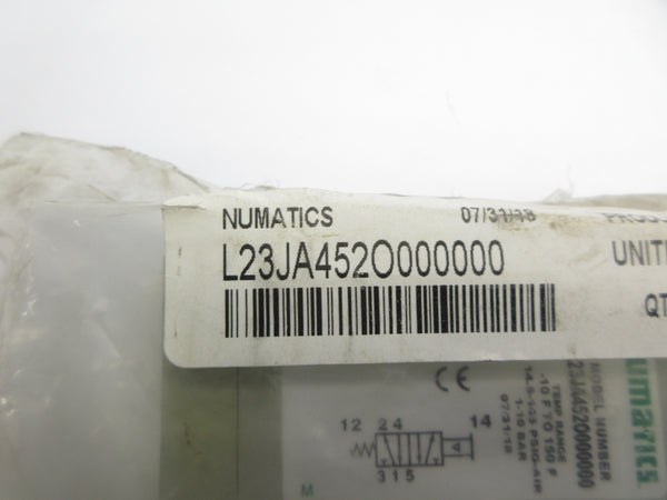 NUMATICS L23JA452O000000 14.5-145PSI NSMP