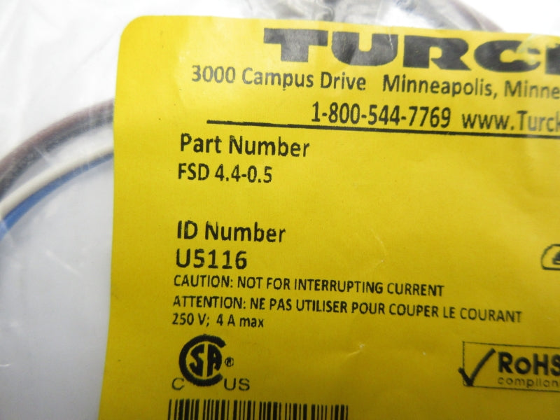 TURCK FSD4.4-0.5 U5116 250V 4A NSMP