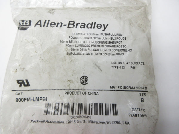 ALLEN BRADLEY 800FM-LMP64 SER. B NSMP