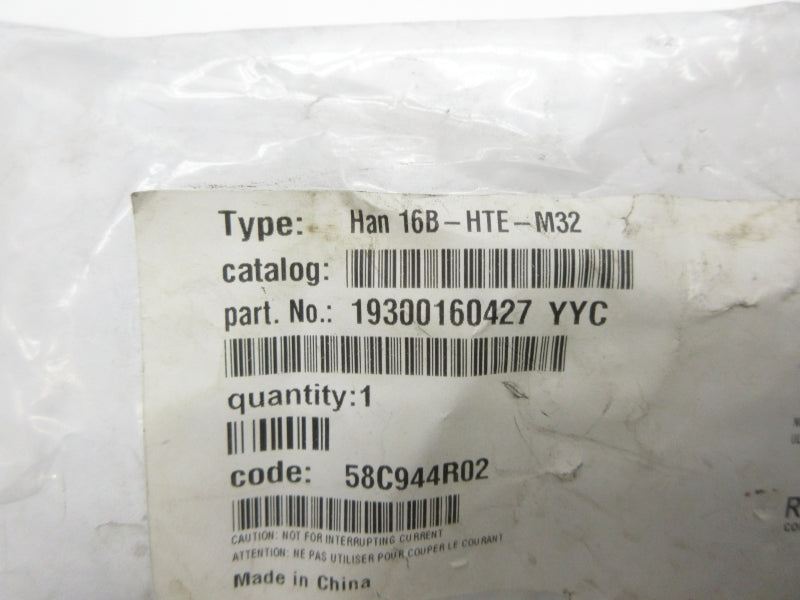 HARTING 19300160427 HAN16B-HTE-M32 NSMP