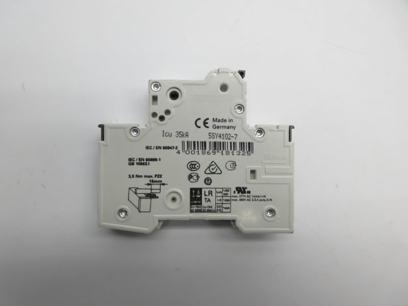 SIEMENS 5SY41MCB-C2 230/400V 2A NSNP