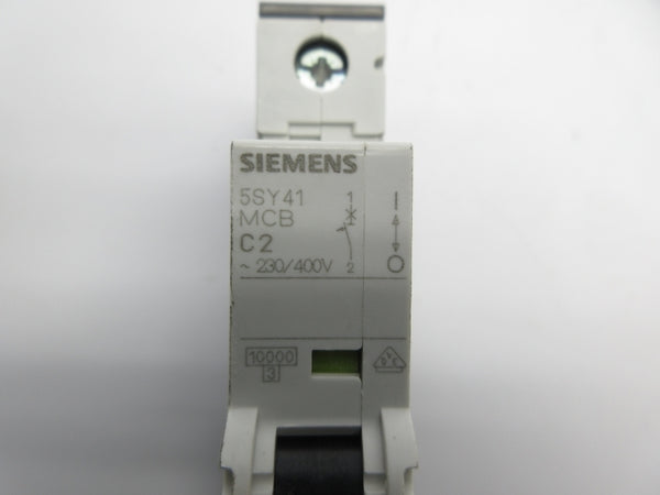 SIEMENS 5SY41MCB-C2 230/400V 2A NSNP
