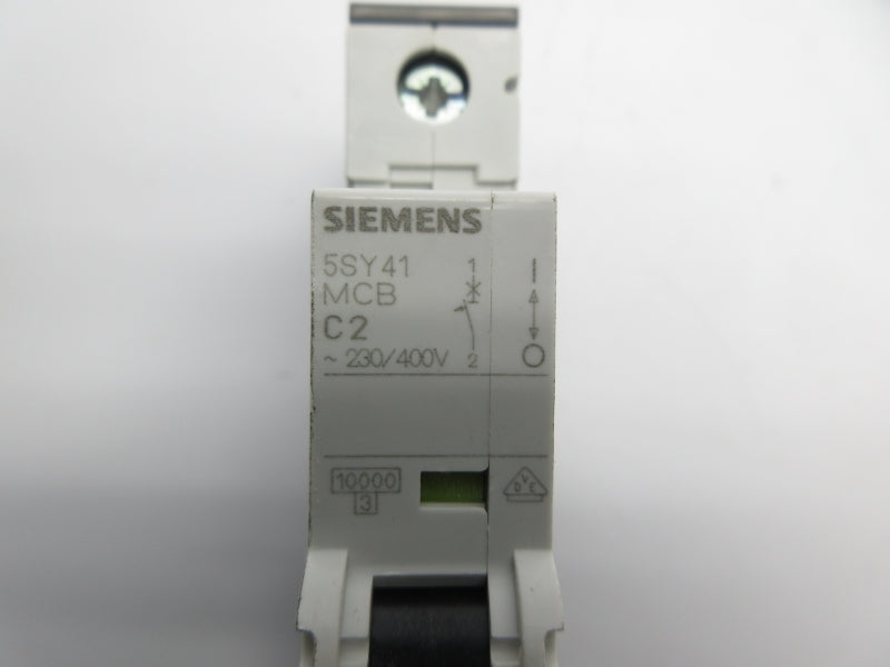 SIEMENS 5SY41MCB-C2 230/400V 2A NSNP