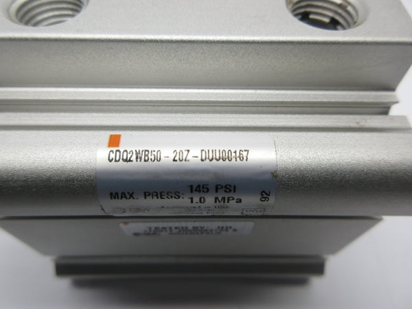 SMC CDQ2WB50-20Z-DUU00167 145PSI NSNP
