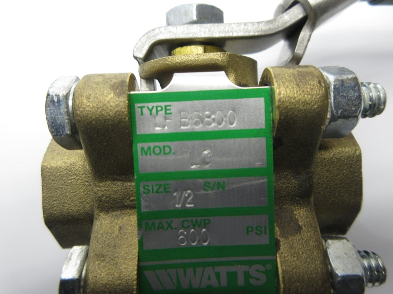 WATTS LFB6800 600PSI 1/2" NSNP
