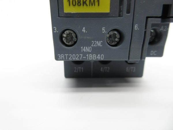 SIEMENS 3RT2027-1BB40 24V NSNP