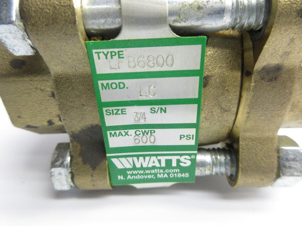 WATTS LFB6800 600PSI 3/4" NSNP