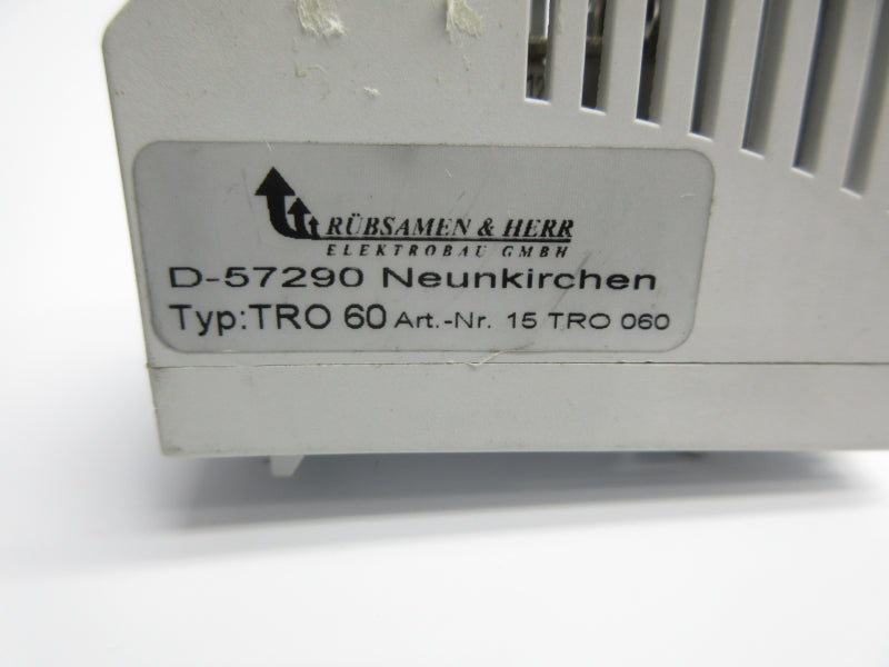 RUBSAMEN & HERR TRO60 15TRO060 NSNP