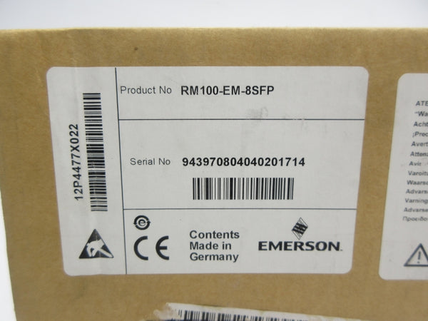 EMERSON RM100-EM-8SFP 12P4477X022 NSMP