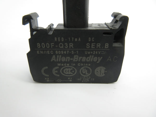 ALLEN BRADLEY 800F-Q3R SER. B 24V NSNP