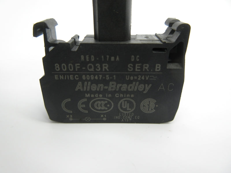 ALLEN BRADLEY 800F-Q3R SER. B 24V NSNP