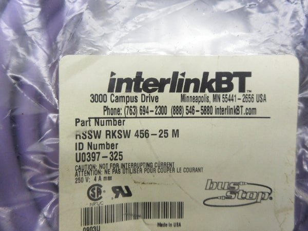 INTERLINKBT RSSWRKSW456-25M U0397-325 250V 4A NSMP