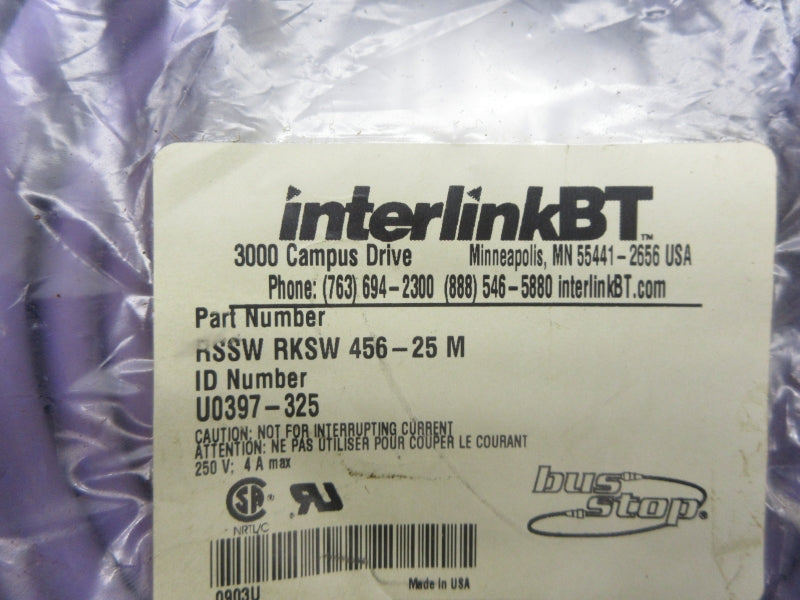 INTERLINKBT RSSWRKSW456-25M U0397-325 250V 4A NSMP