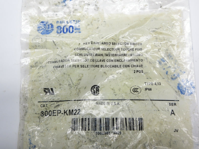 ALLEN BRADLEY 800EP-KM22 SER. A NSMP