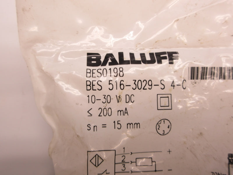 BALLUFF BES0198 BES516-3029-S4-C 10-30VDC NSMP