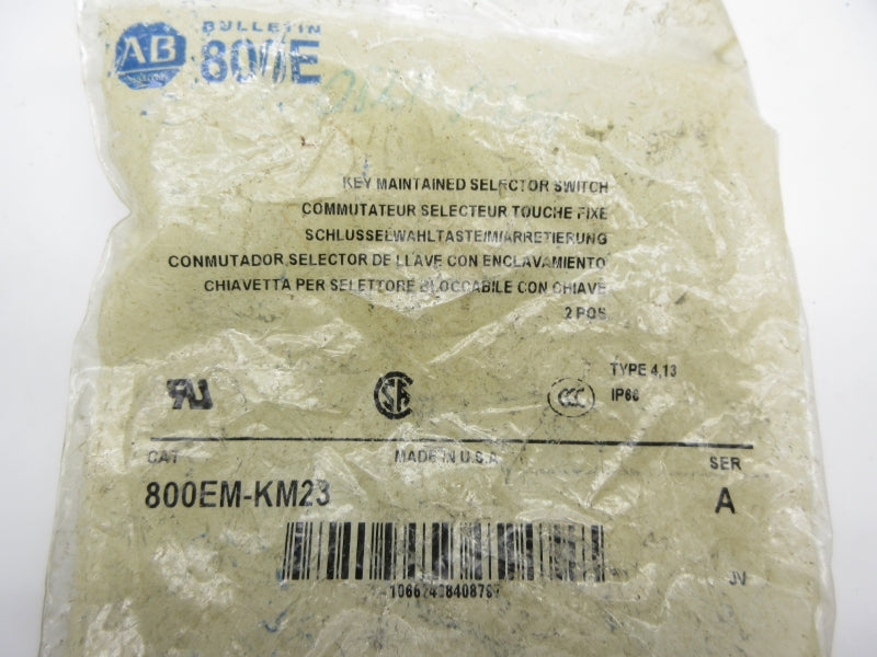 ALLEN BRADLEY 800EM-KM23 SER. A NSMP