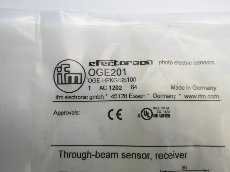 IFM EFECTOR OGE201 OGE-HPKG/US100 10-36VDC NSMP