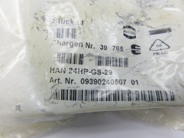 HARTING 09390240507 HAN24HP-GS-29 NSMP