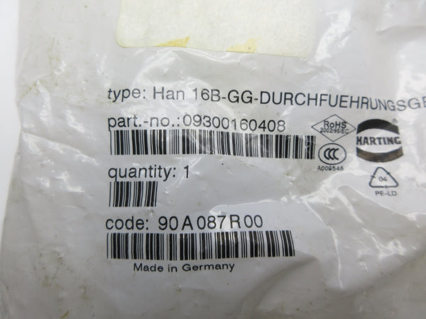 HARTING 09300160408 HAN16B-GG NSMP