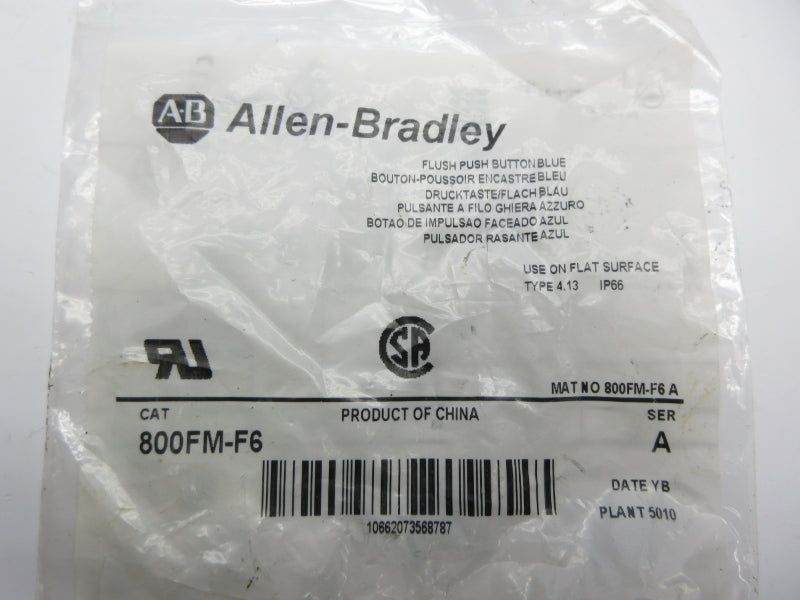 ALLEN BRADLEY 800FM-F6 SER. A NSMP
