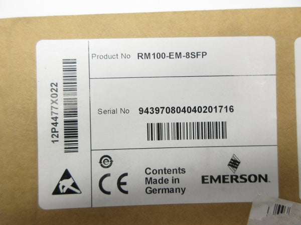 EMERSON RM100-EM-8SFP 12P4477X022 NSFS