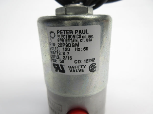 PETER PAUL 22P9DGM 120V 50PSI NSNP