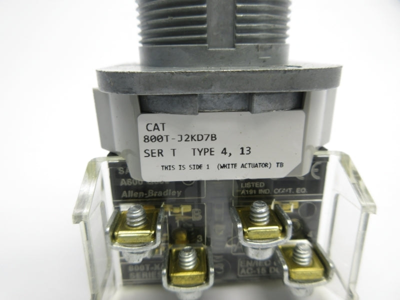 ALLEN BRADLEY 800T-J2KD7B SER. T (AS PICTURED) NSNP
