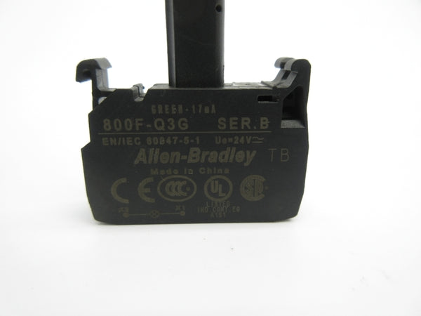 ALLEN BRADLEY 800F-Q3G SER. B 24V NSNP