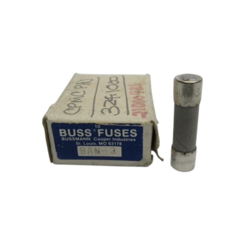 BUSSMANN BAN-3 3A (PKG OF 10) NSMP
