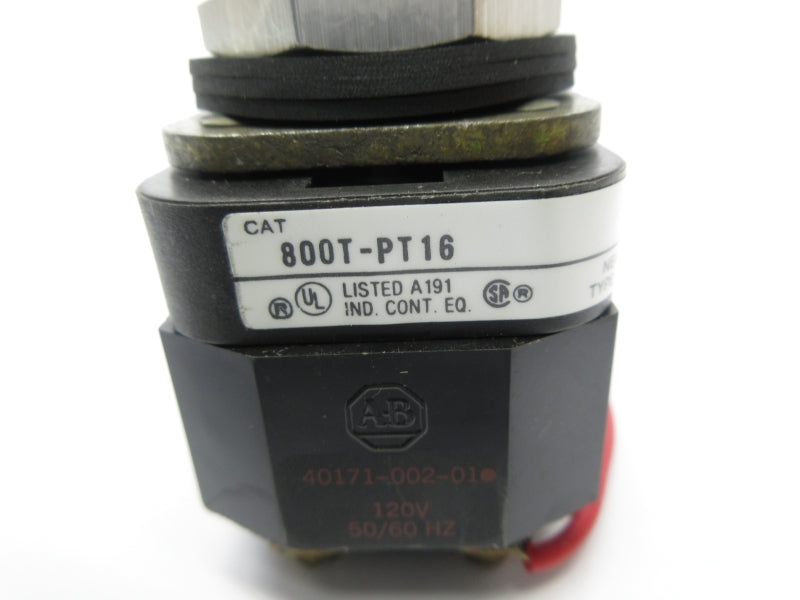 ALLEN BRADLEY 800T-PT16 SER. T 120V (AS PICTURED2) NSNP