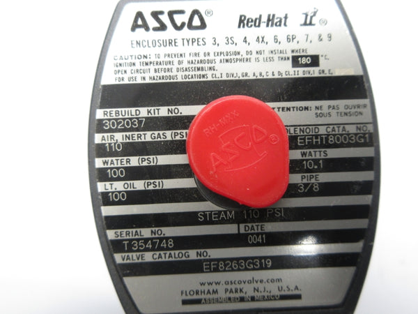 ASCO EF8263G319 110/120V 100-110PSI 3/8" NSNP