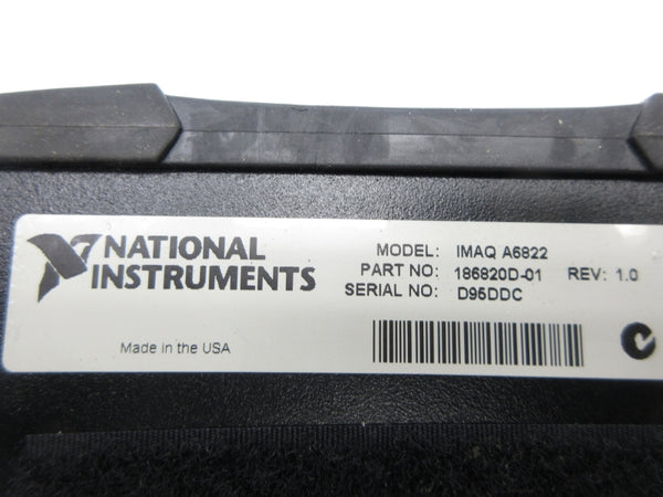 NATIONAL INSTRUMENTS IMAQ-A6822 186820D-01 REV. 1.0 NSNP