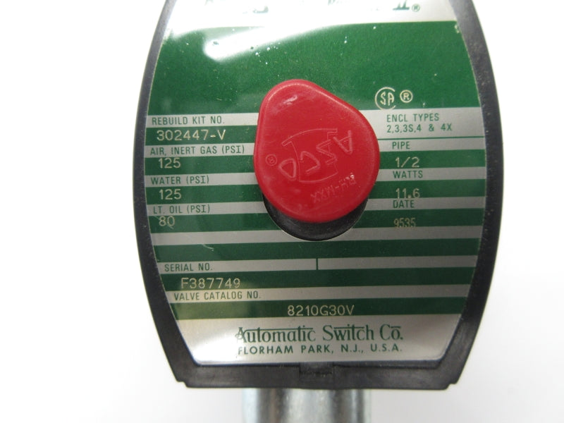 ASCO 8210G30V 24VDC 80-125PSI 1/2" NSNP