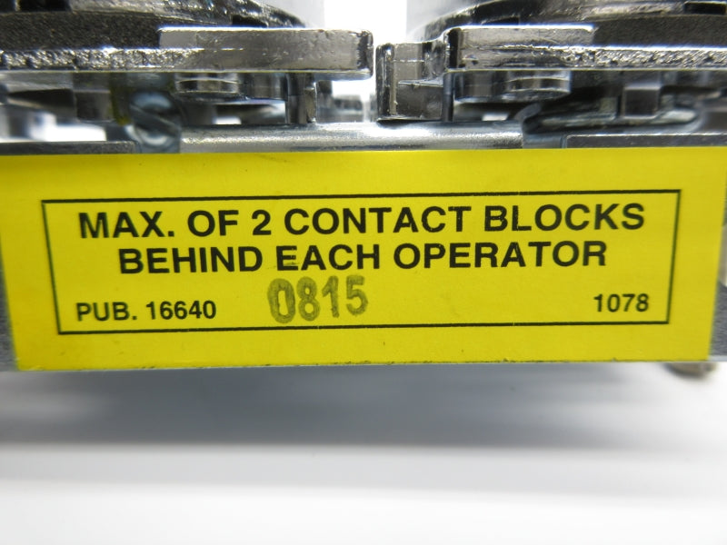 DOUBLE PUSH BUTTON 16640 NSNP