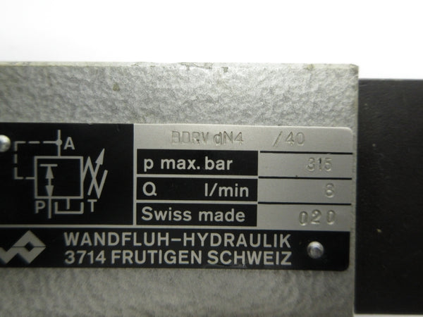WANDFLUH-HYDRAULIK BDRVDN4/40 NSNP