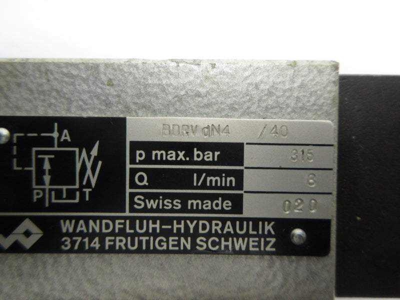 WANDFLUH-HYDRAULIK BDRVDN4/40 NSNP