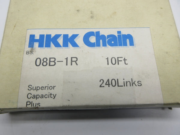 HKK CHAIN 08B-1R 10FT NSMP