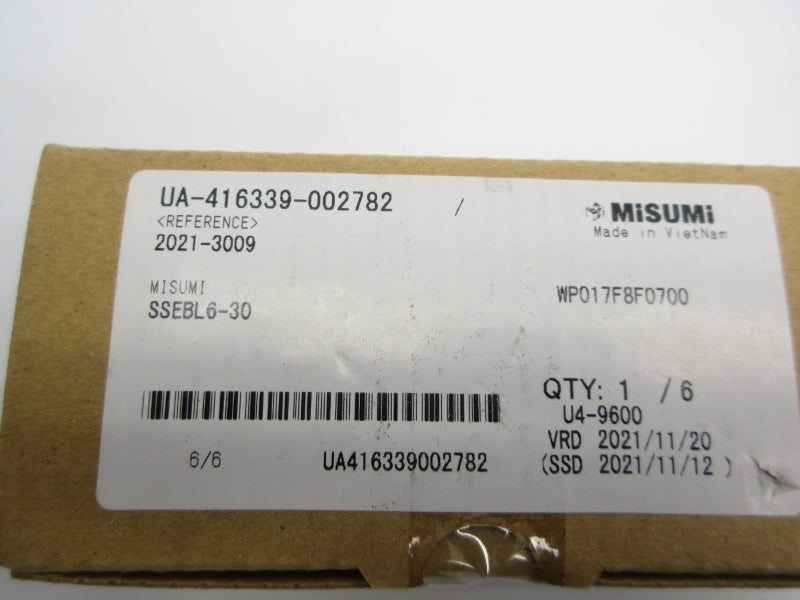 MISUMI SSEBL6-30 NSFS