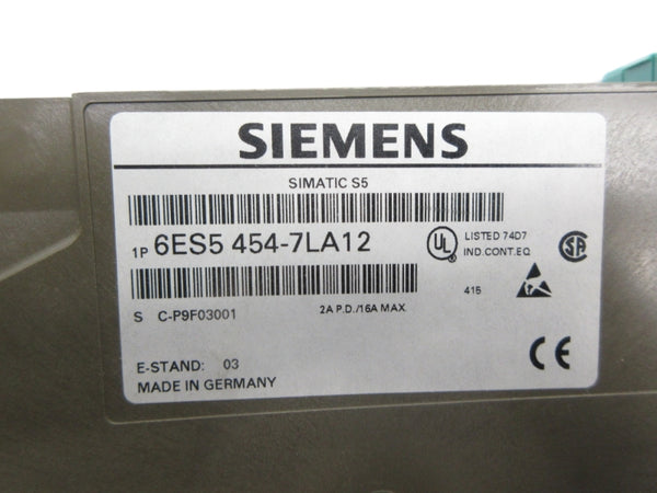 SIEMENS 6ES5454-7LA12 NSNP