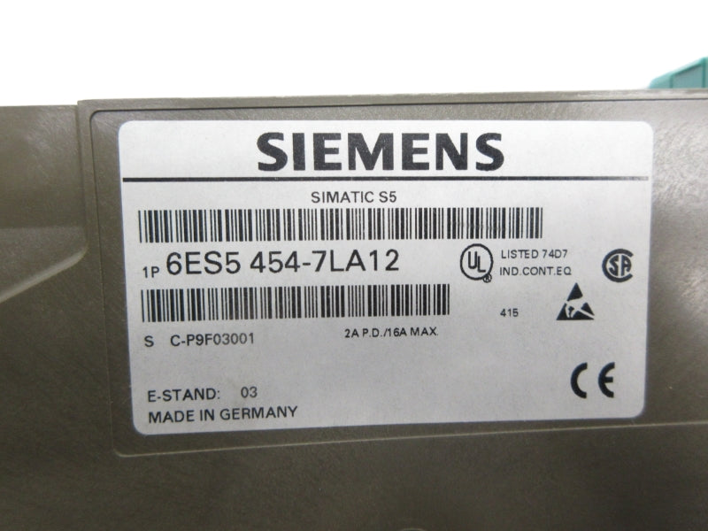 SIEMENS 6ES5454-7LA12 NSNP