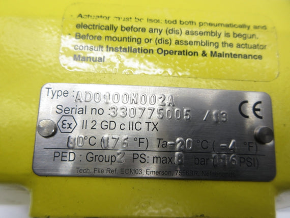 APOLLO AD0100N002A 116PSI NSNP