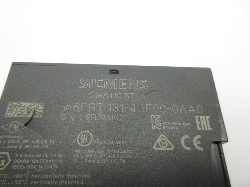 SIEMENS 6ES7131-4BF00-0AA0 24VDC (AS PICTURED) UNMP