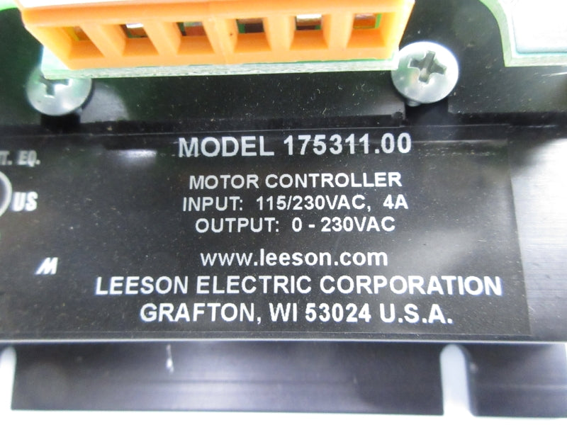 LEESON ELECTRIC 175311.00 115/230VAC 4A UNMP